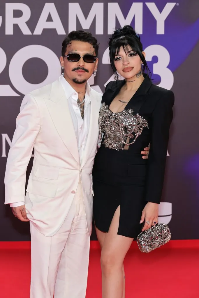 Nodal y Cazzu iniciaron su relación apenas en el año 2022, y se veían como una de las parejas más estables del medio del espectáculo. Imagen: Getty Images.