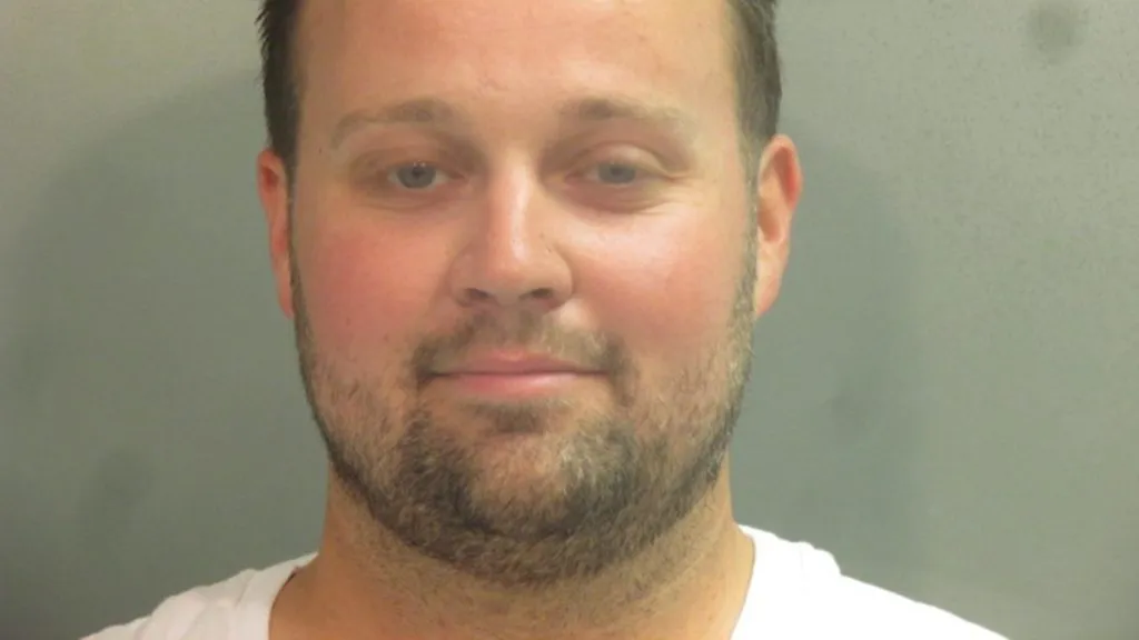 Josh Duggar en la foto de su arresto en abril de 2021 (Foto: Getty images)