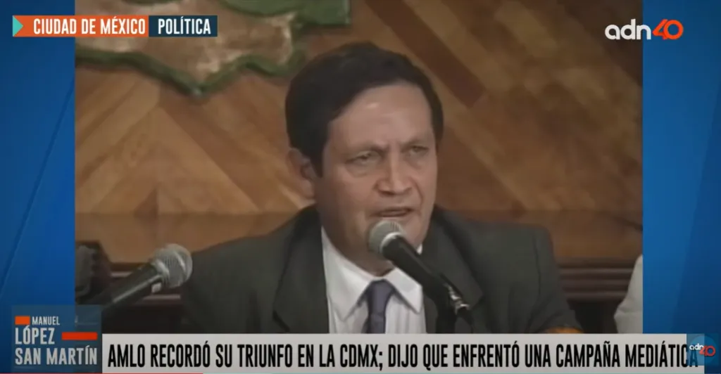 Así es como lucía en la vida real Samuel del Villar. Imagen: @ADN40MX