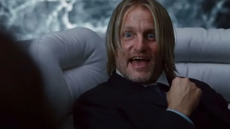 Haymitch tiene un pasado brutal que veremos en la siguiente película de Los Juegos del Hambre.