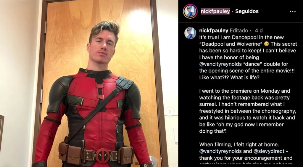 Nick Pauley en Instagram