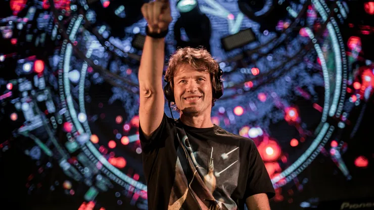 Cattaneo estuvo en la Creamfields Argentina 2015.