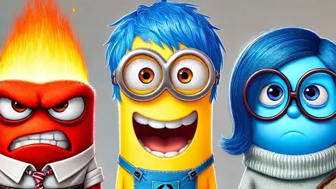 Intensamente reaimaginados como Mi Villano Favorito, según la IA.