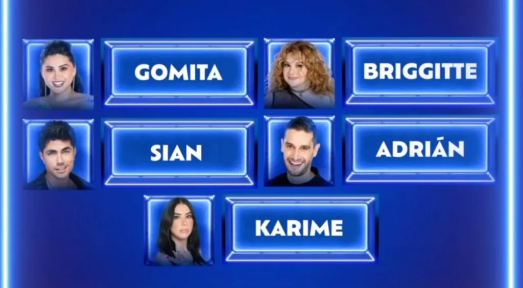 Nominados de la sexta semana en La Casa de los Famosos México 2024
