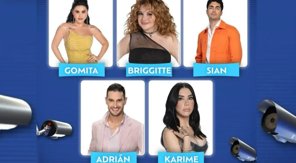 Nominados de la sexta semana en La Casa de los Famosos México 2024