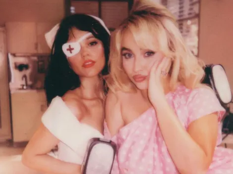 Jenna Ortega y Sabrina Carpenter se besan en nuevo video musical "Taste"