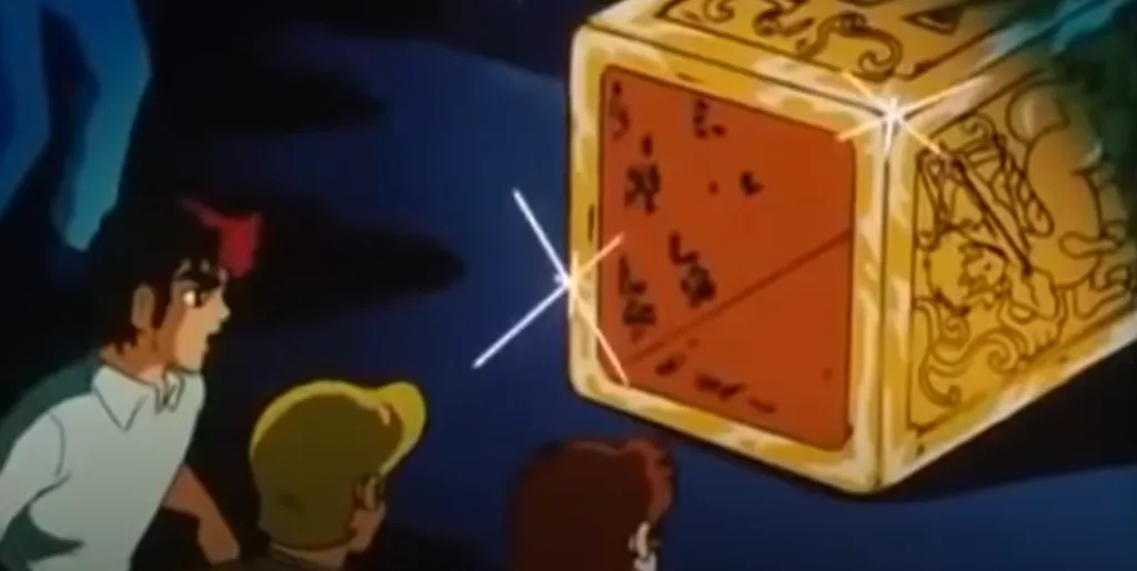 El robo de la armadura dorada de sagitario era canon en el anime, pero no en el manga. Imagen: @mrsaintseiya3241.