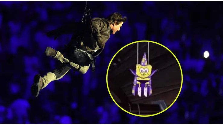 Tom Cruise en la clausura París 2024