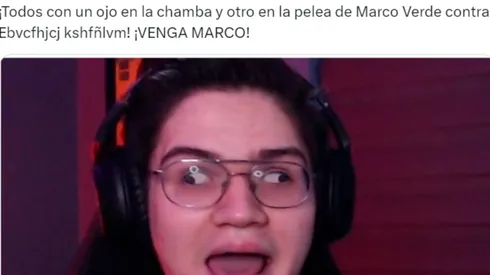 Marco Verde nos tuvo con un ojo al trabajo y otro en su pelea.