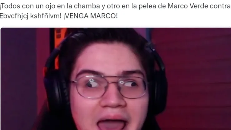 Marco Verde nos tuvo con un ojo al trabajo y otro en su pelea.