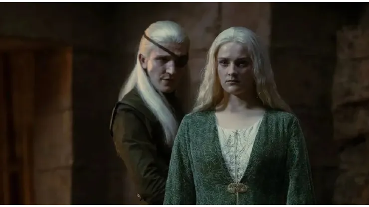 Aemond y Helaena en House of the Dragon 2