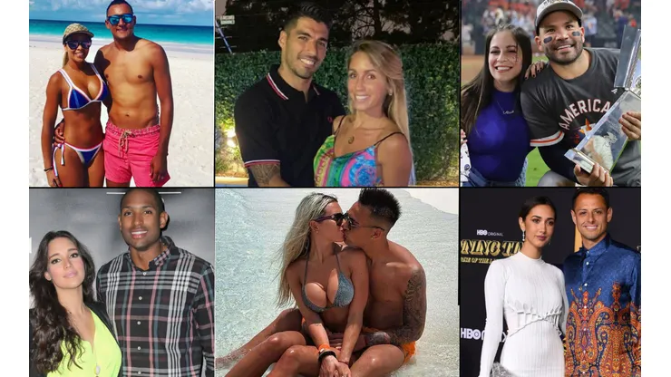 Grandes atletas del continente con las más bellas novias y esposas.