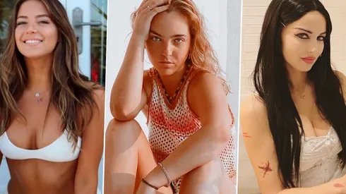 Sarah Kohan, Fer Serrano y Saioa Cañibano, entre las parejas más bellas de los futbolistas mexicanos.