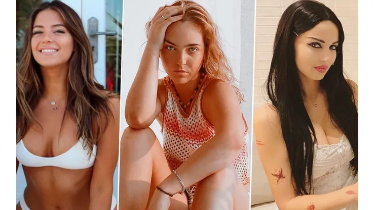 Sarah Kohan, Fer Serrano y Saioa Cañibano, entre las parejas más bellas de los futbolistas mexicanos.
