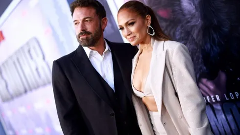 Jennifer López y Ben Affleck en la premiere de La Madre