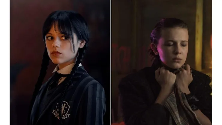 Jenna Ortega y Millie Bobby Brown