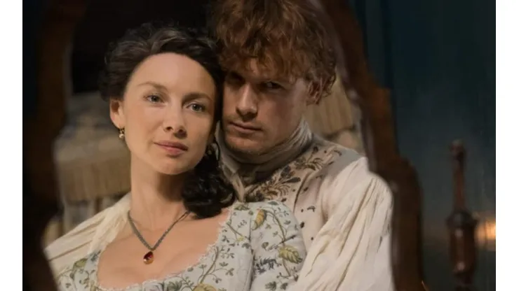 Sam Heughan y Caitriona Balfe