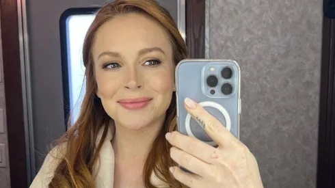 Lindsay Lohan compartió imágenes de su embarazo