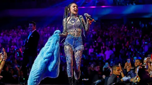 Belinda habló por primera vez del embarazo de Cazzu y Nodal