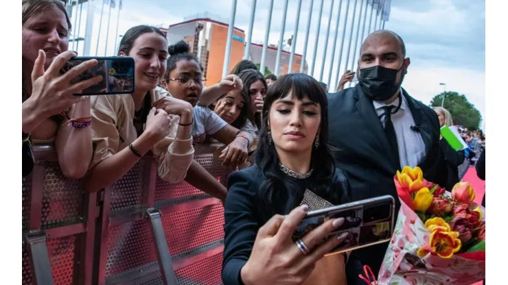 Lali Espósito acudió a la edición del 2022 de los Premios Platino