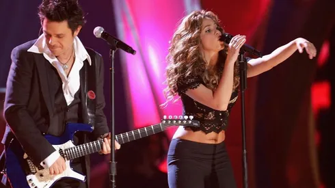 Shakira y Alejandro Sanz