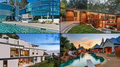 Casas lujosas y lugares impresionantes, para los artistas más famosos del planeta.