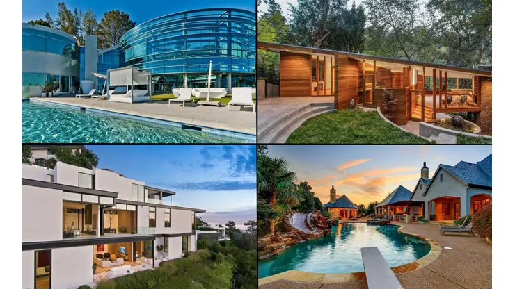 Casas lujosas y lugares impresionantes, para los artistas más famosos del planeta.