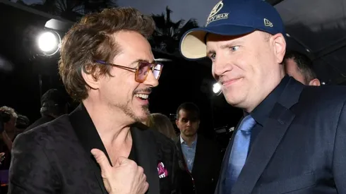 Robert Downey Jr y Kevin Feige