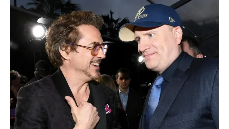 Robert Downey Jr y Kevin Feige