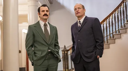 Justin Theroux y Woody Harrelson.