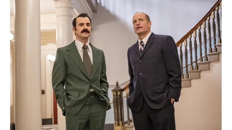 Justin Theroux y Woody Harrelson.