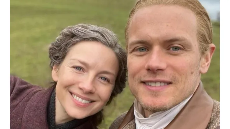 Sam Heughan y Caitriona Balfe