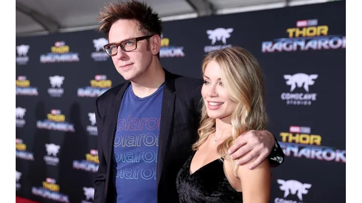 James Gunn y Jennifer Holland