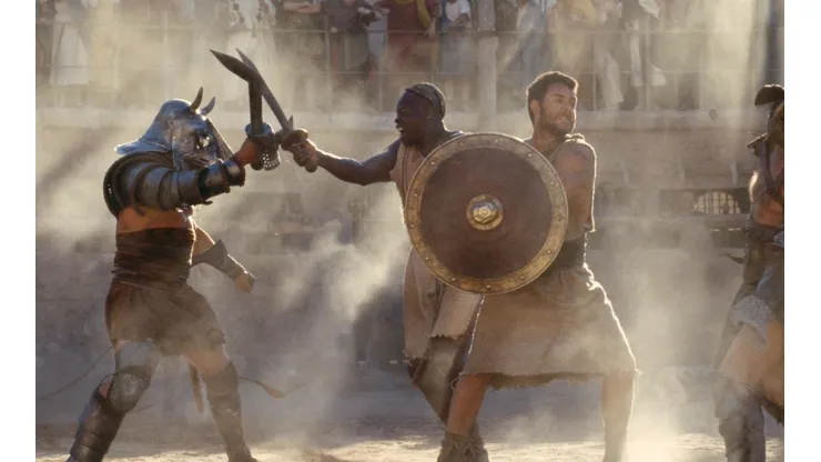Gladiador se estrenó en el año 2000.