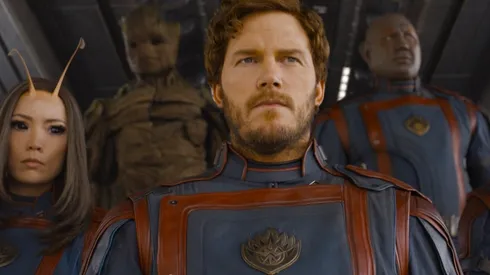Chris Pratt protagoniza Guardianes de la Galaxia Vol. 3.