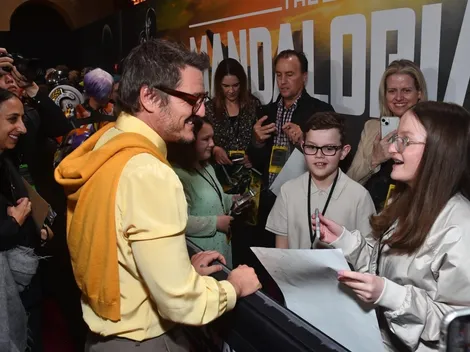 Niña no puede evitar llorar tras conocer a Pedro Pascal