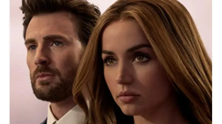 Ana de Armas y Chris Evans