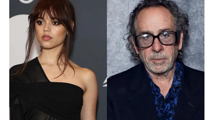 Jenna Ortega y Tim Burton