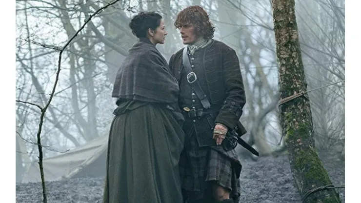 Sam Heughan y Caitriona Balfe