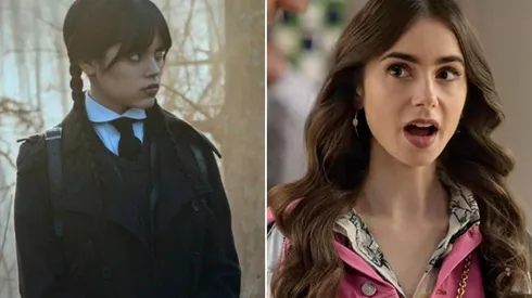 Jenna Ortega y Lily Collins