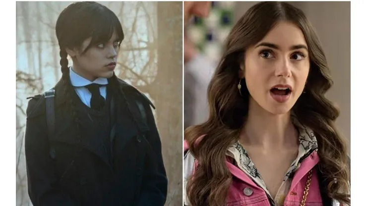 Jenna Ortega y Lily Collins