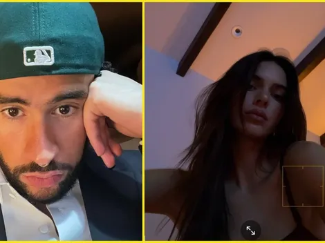 Bad Bunny y Kendall Jenner: así fue el beso