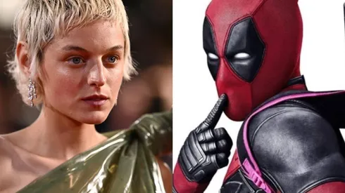 Emma Corrin y Deadpool