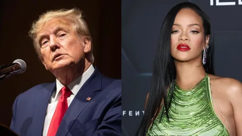 Donald Trump y Rihanna