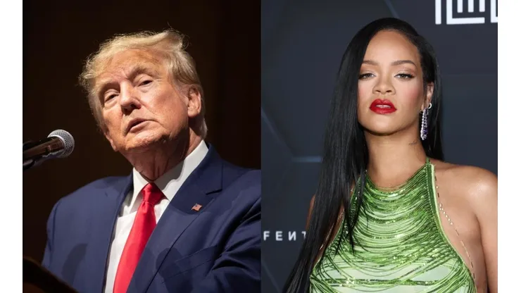 Donald Trump y Rihanna