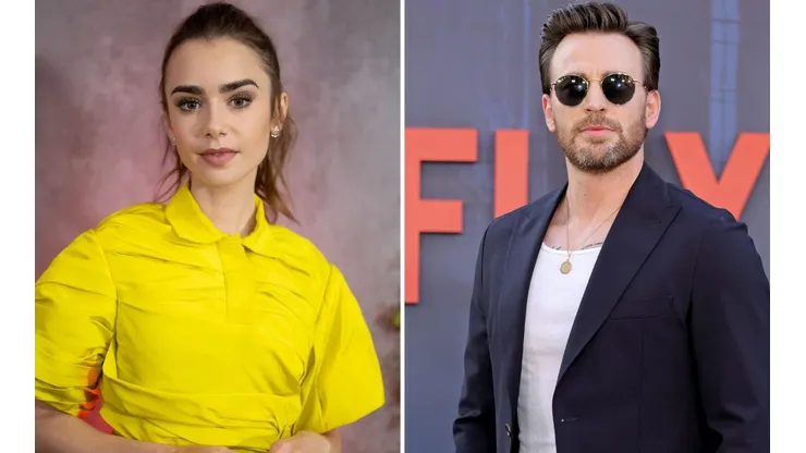 Los rumores que vincularon a Lily Collins y Chris Evans.
