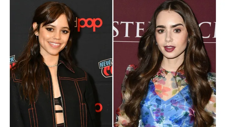 Jenna Ortega y Lily Collins, las grandes estrellas de Netflix.