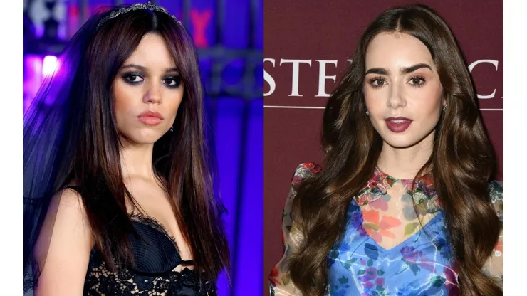 Jenna Ortega y Lily Collins