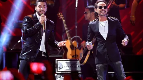 Maluma y Marc Anthony