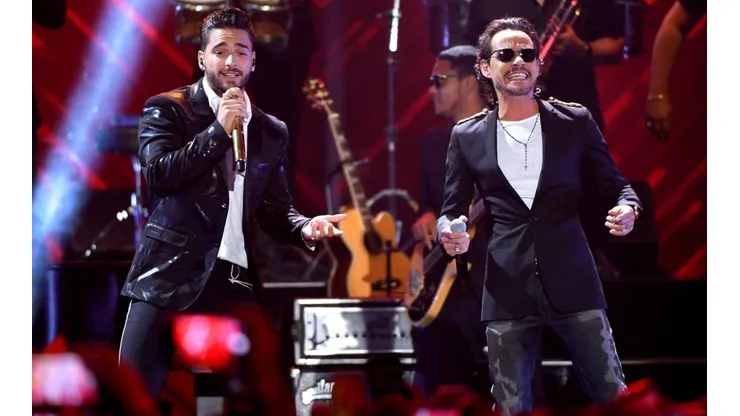 Maluma y Marc Anthony
